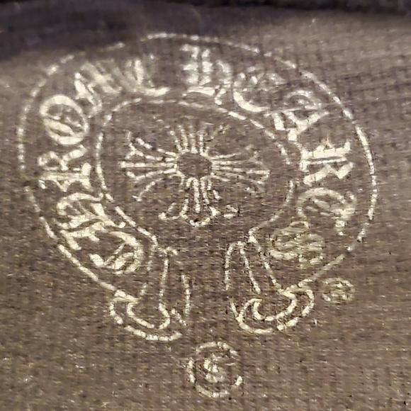 CHROME HEARTS Double Thick Thermal 'Malibu' Hoodie with Sterling Silver Zip S - Picture 4 of 11